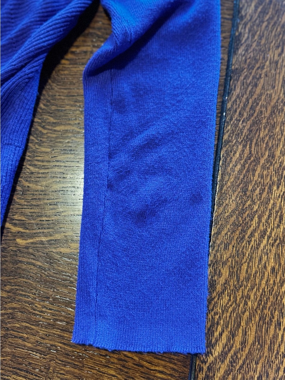 CHICO’S Ruffle Edge Purple Blue Ruffle-Front Open Cardigan Sweater — #LHP - Picture 8 of 16
